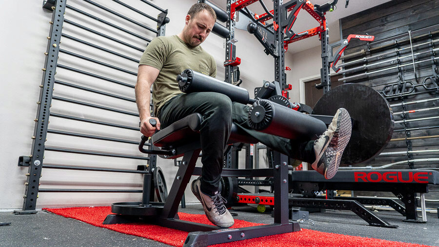 Titan Seated Leg Curl / Extension Machine Review: Compact Plate-Loaded ...