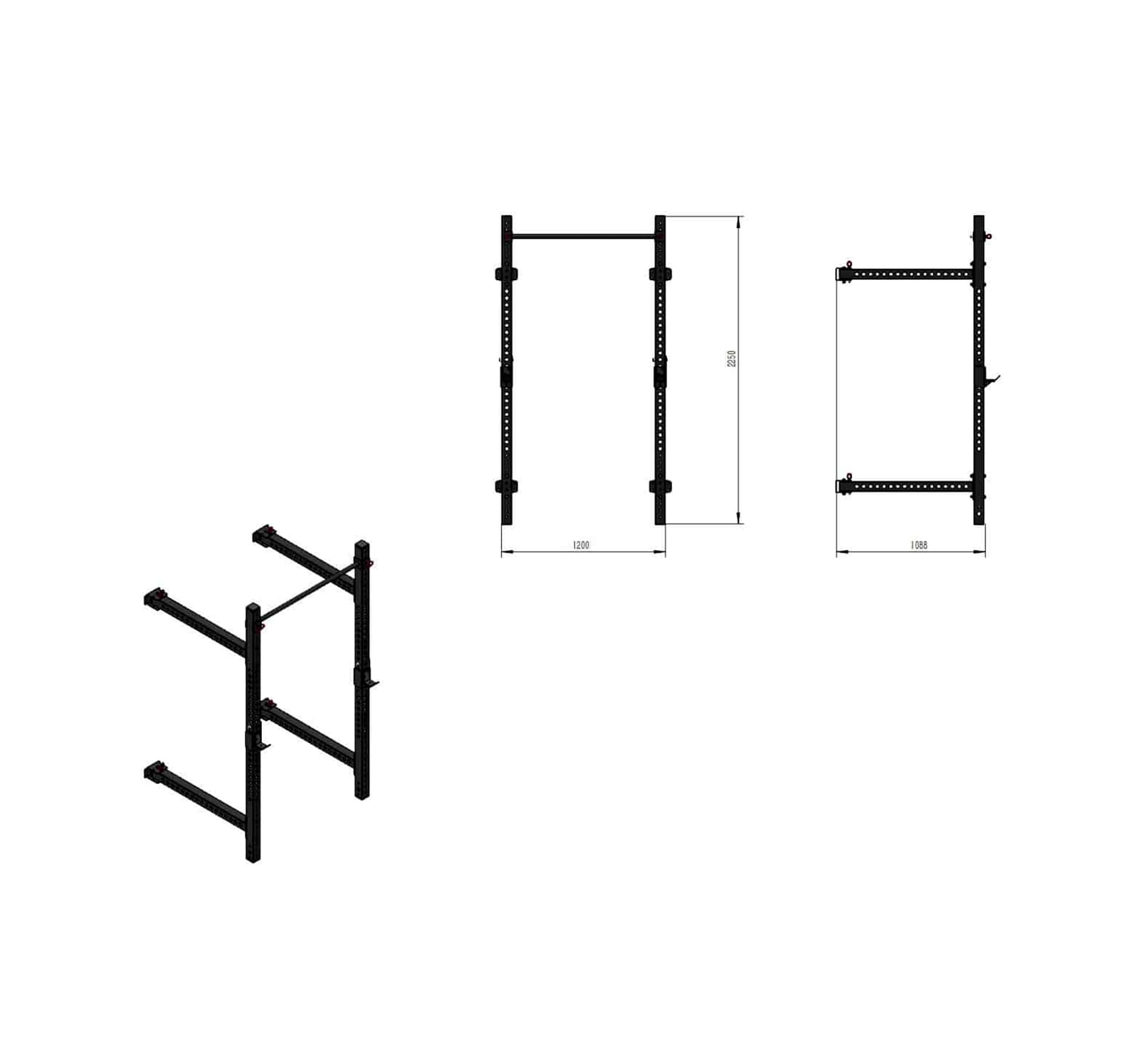 Bells of Steel Folding Power Rack 2.0