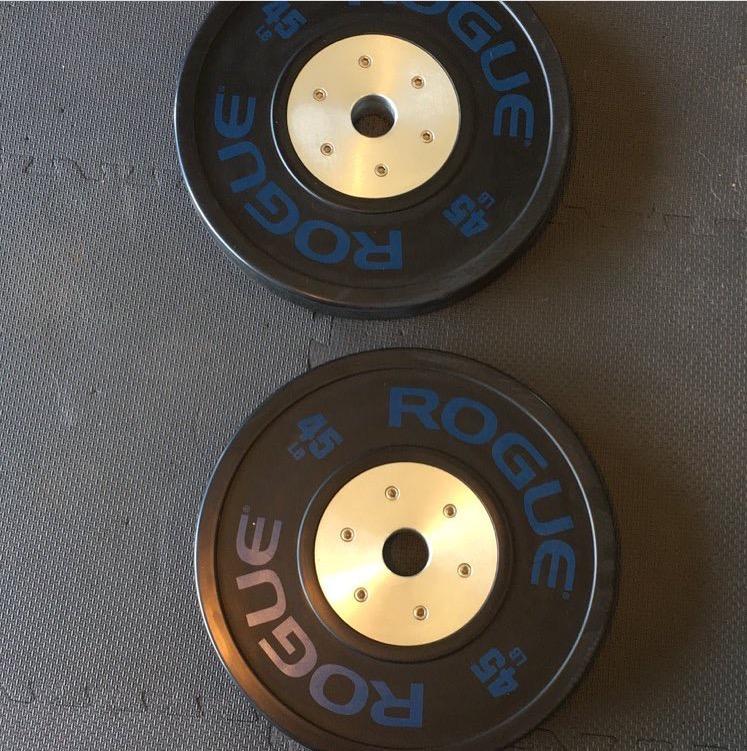 Rogue LB Training 2.0 Bumper Plates Garage Gym Reviews