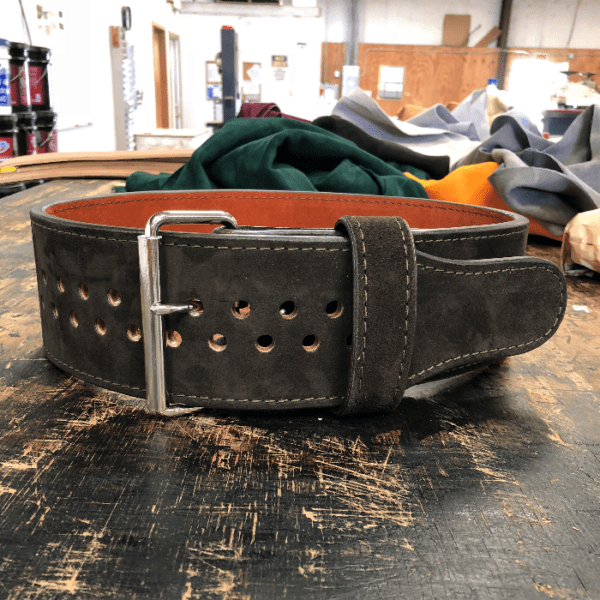 6.5mm Thick Leather Training Belt • Pioneer Fitness