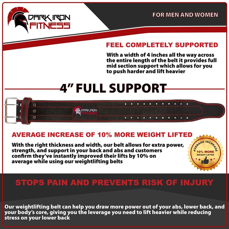 Dark iron weight lifting belt sale