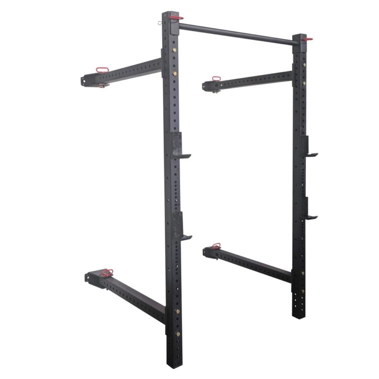 Titan X-3 Fold Back Wall-Mounted Squat Rack| Garage Gym Reviews