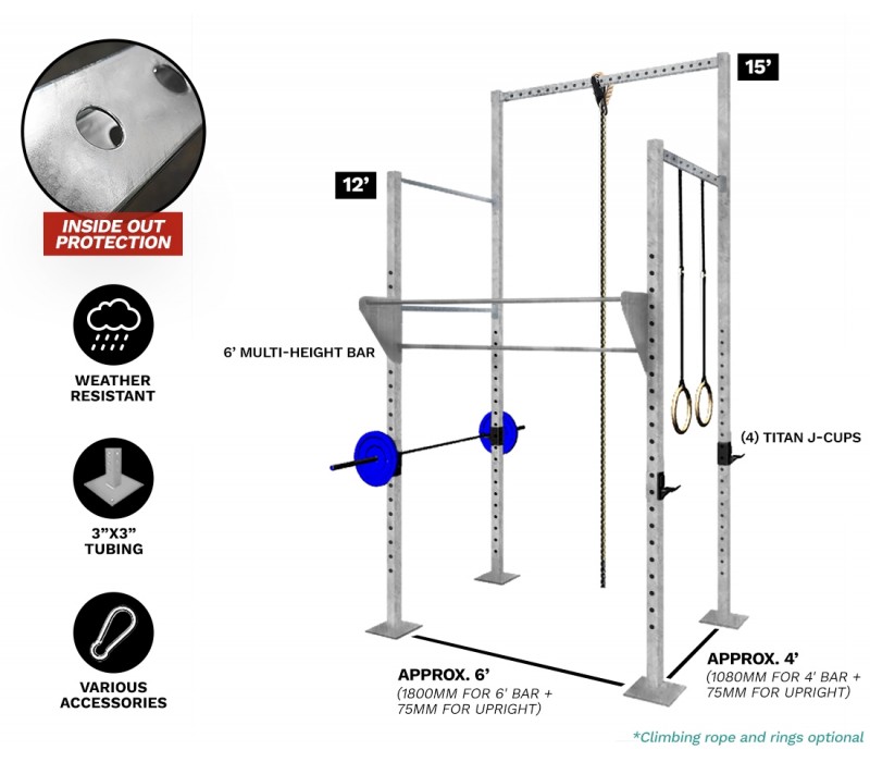 Get RXd Galvanized Outdoor Titan Rig