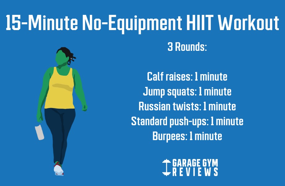 15 Minute Full Body Cardio Workout (No Equipment) 