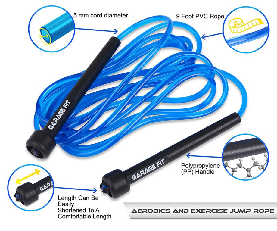 Garage Fit 9' Adjustable PVC Jump Rope