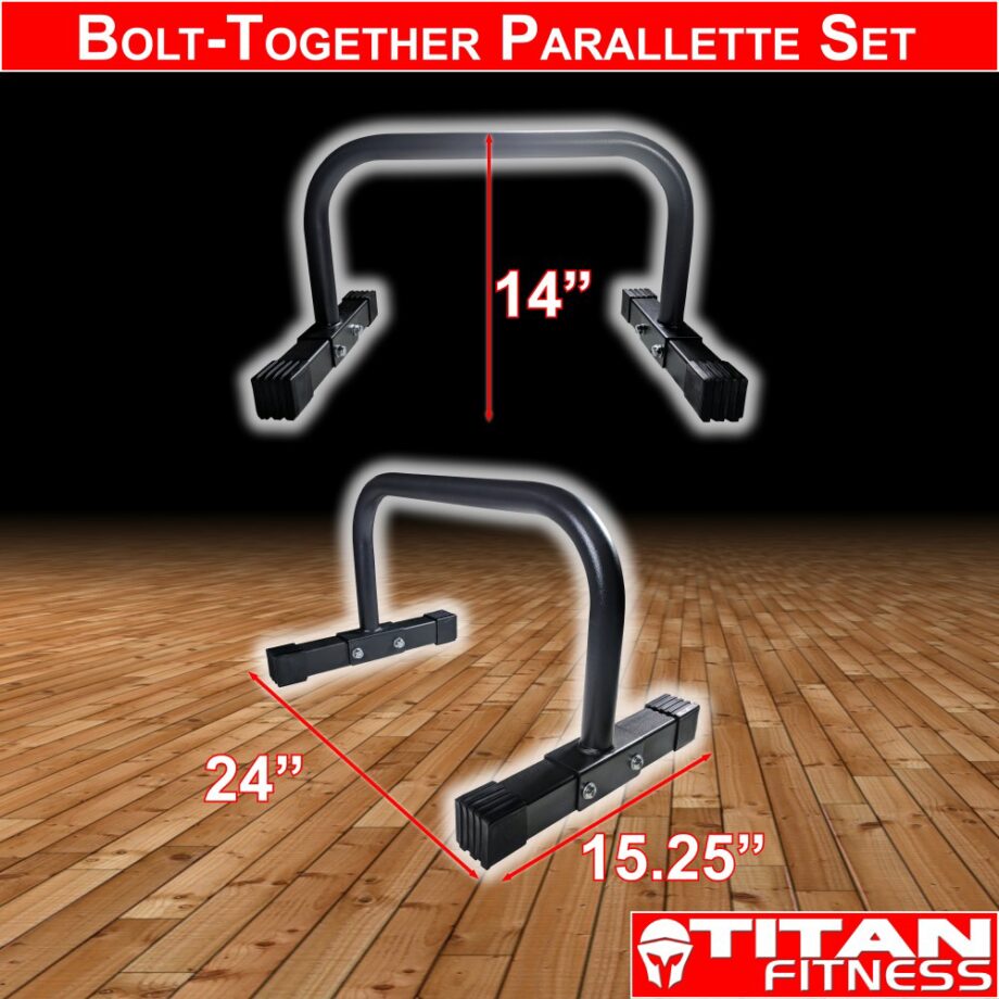 Bolt together parallette set sale