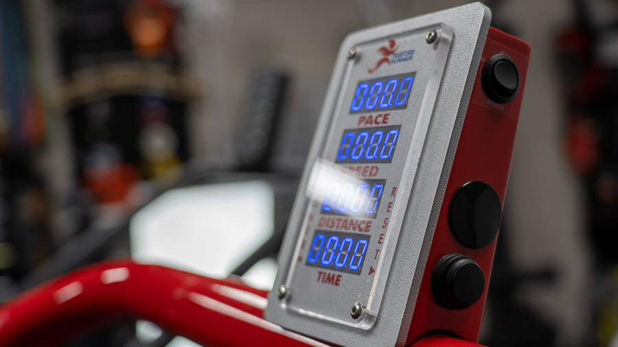 Profile shot of TrueForm Trainer monitor