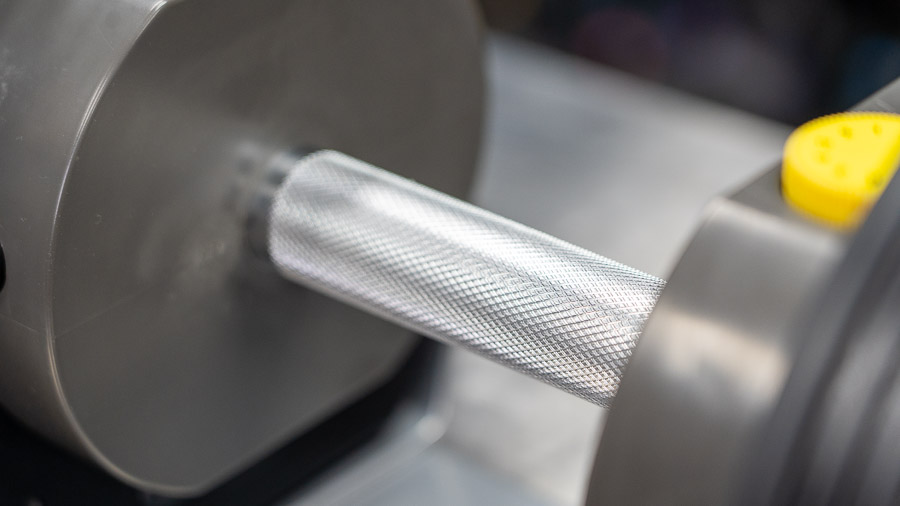 Up close pic of the knurling.