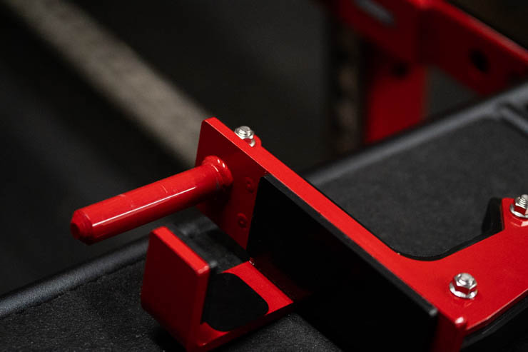 Sorinex Base Camp Squat Rack jo hook pin rounded