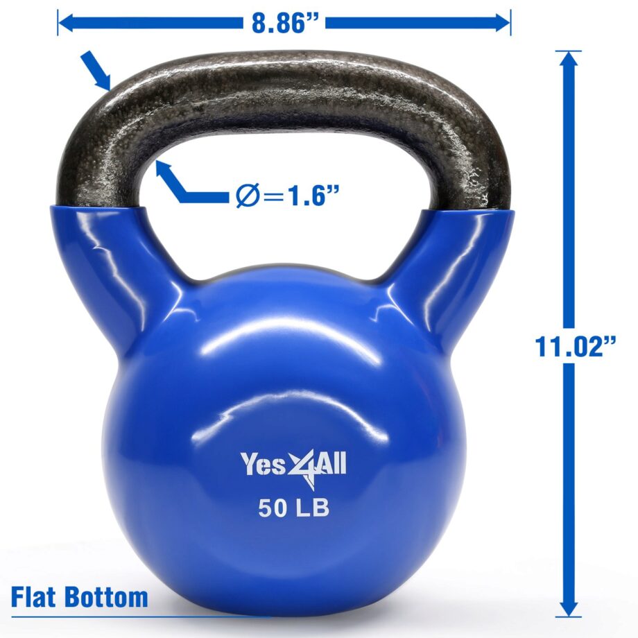 Yes4All Vinyl Coated Kettlebells