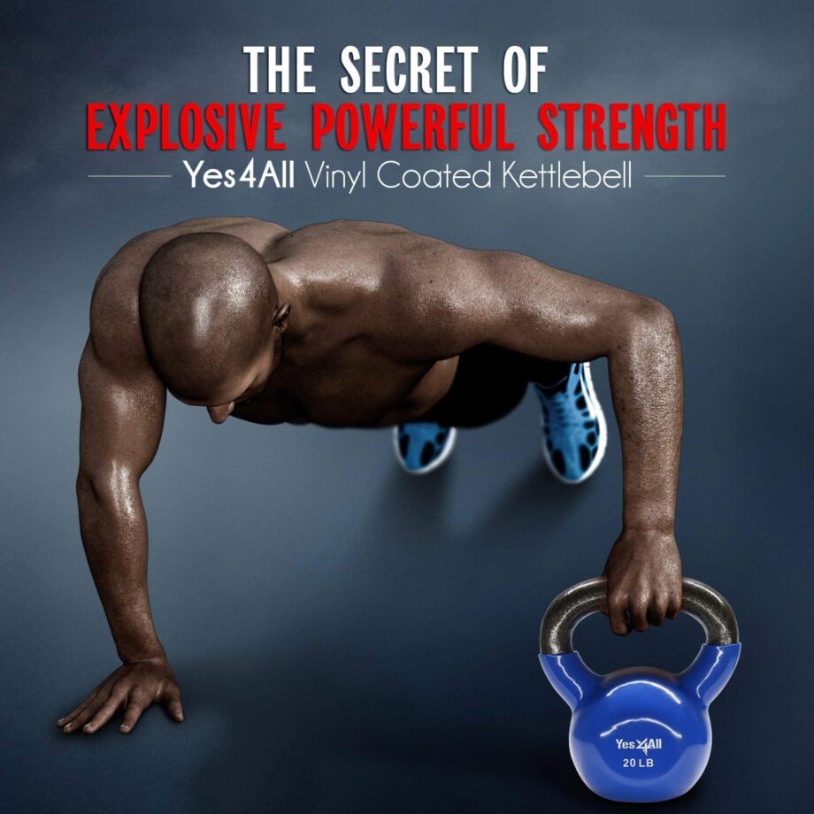 Yes4All Vinyl Coated Kettlebells