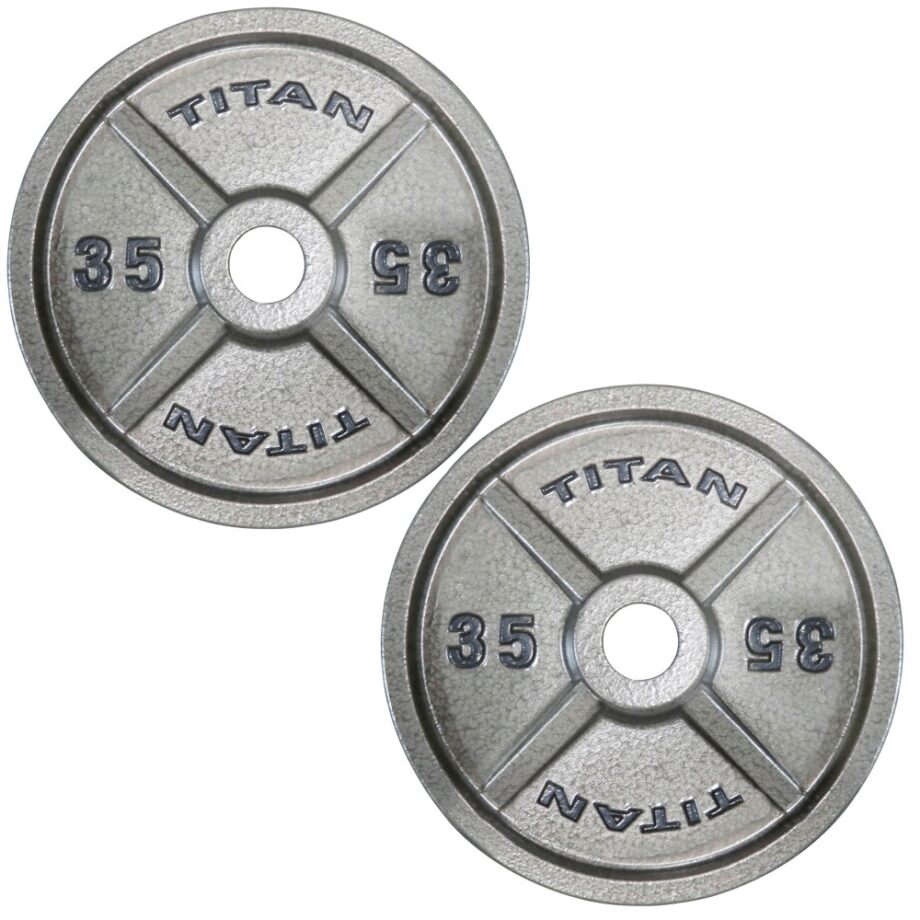 Titan cast iron olympic weight plates sale