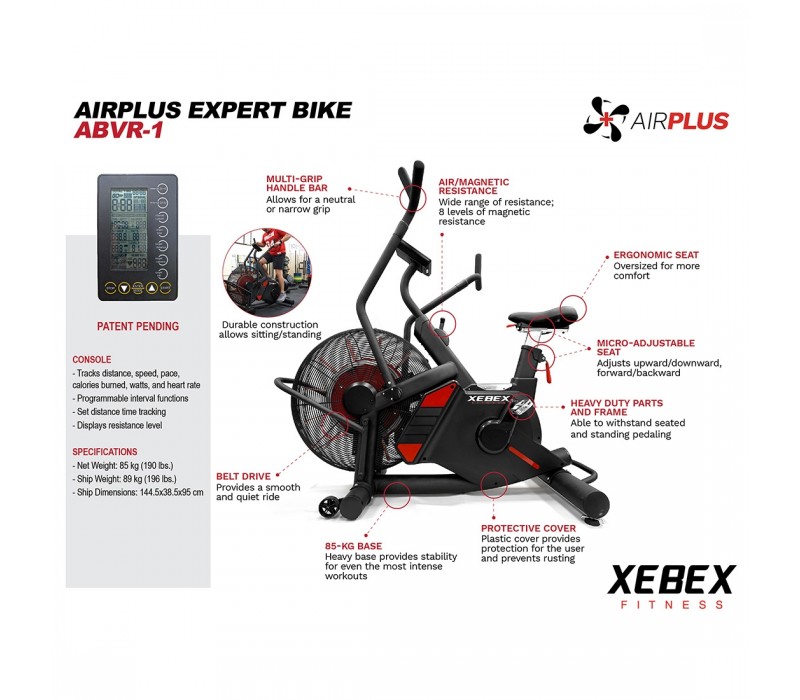 Xebex AirPlus Expert Air Bike