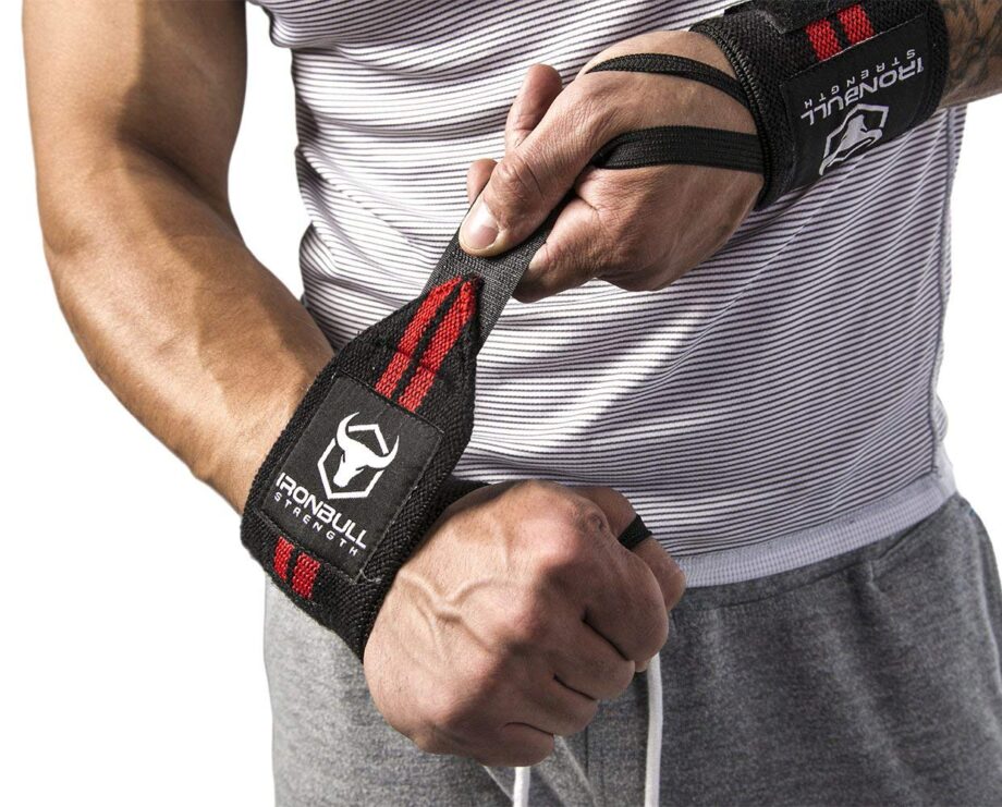 Iron Bull Strength Wrist and Lifting Straps Combo