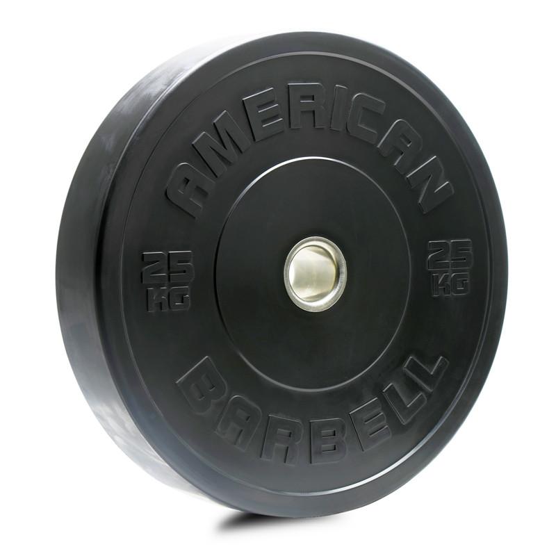 American Barbell Black KG Sport Bumper Plates