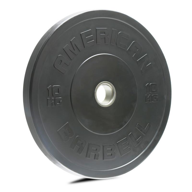 American Barbell Black KG Sport Bumper Plates