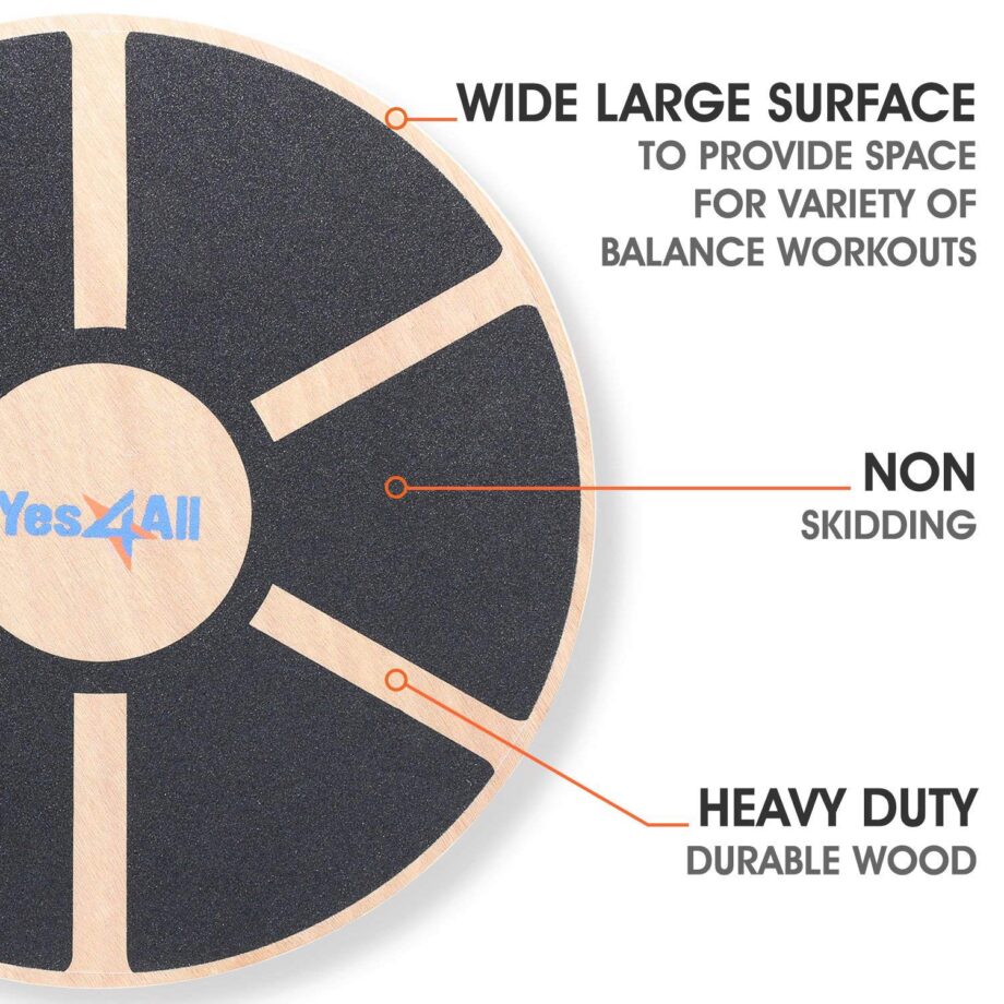 Yes4All Wooden Wobble Balance Board