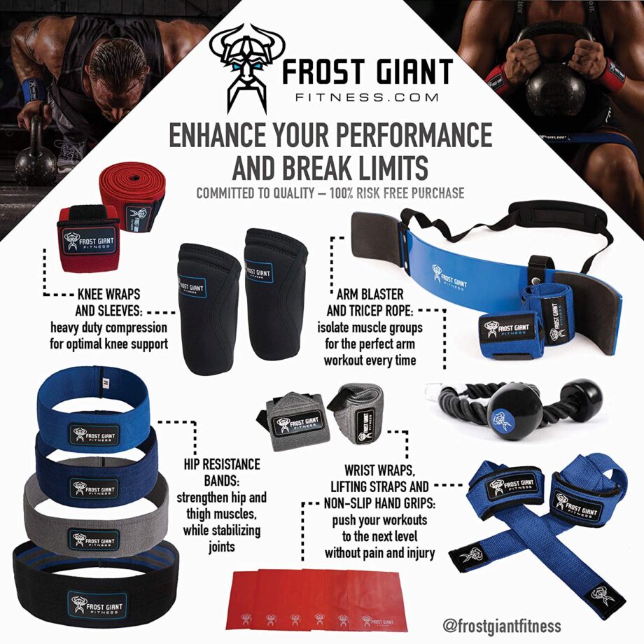 Frost Giant Fitness Lifting Straps