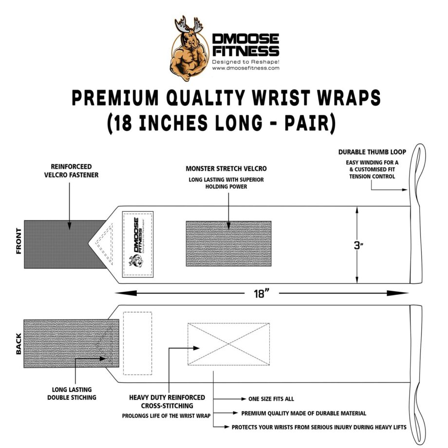 DMOOSE Wrist Wraps