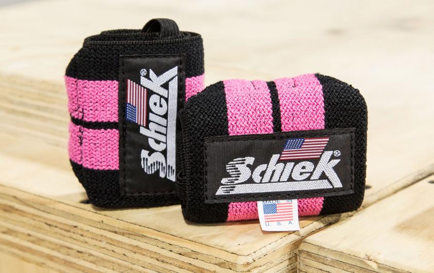 Schiek Wrist Wraps - Pink