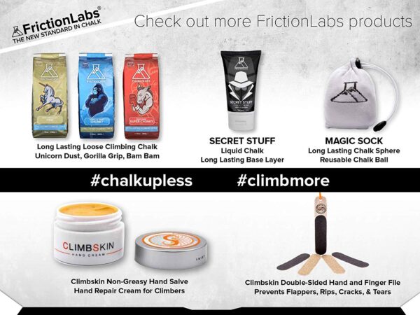 Sports Chalk for Rock Climbing, Weight Lifting, & More - Friction Labs