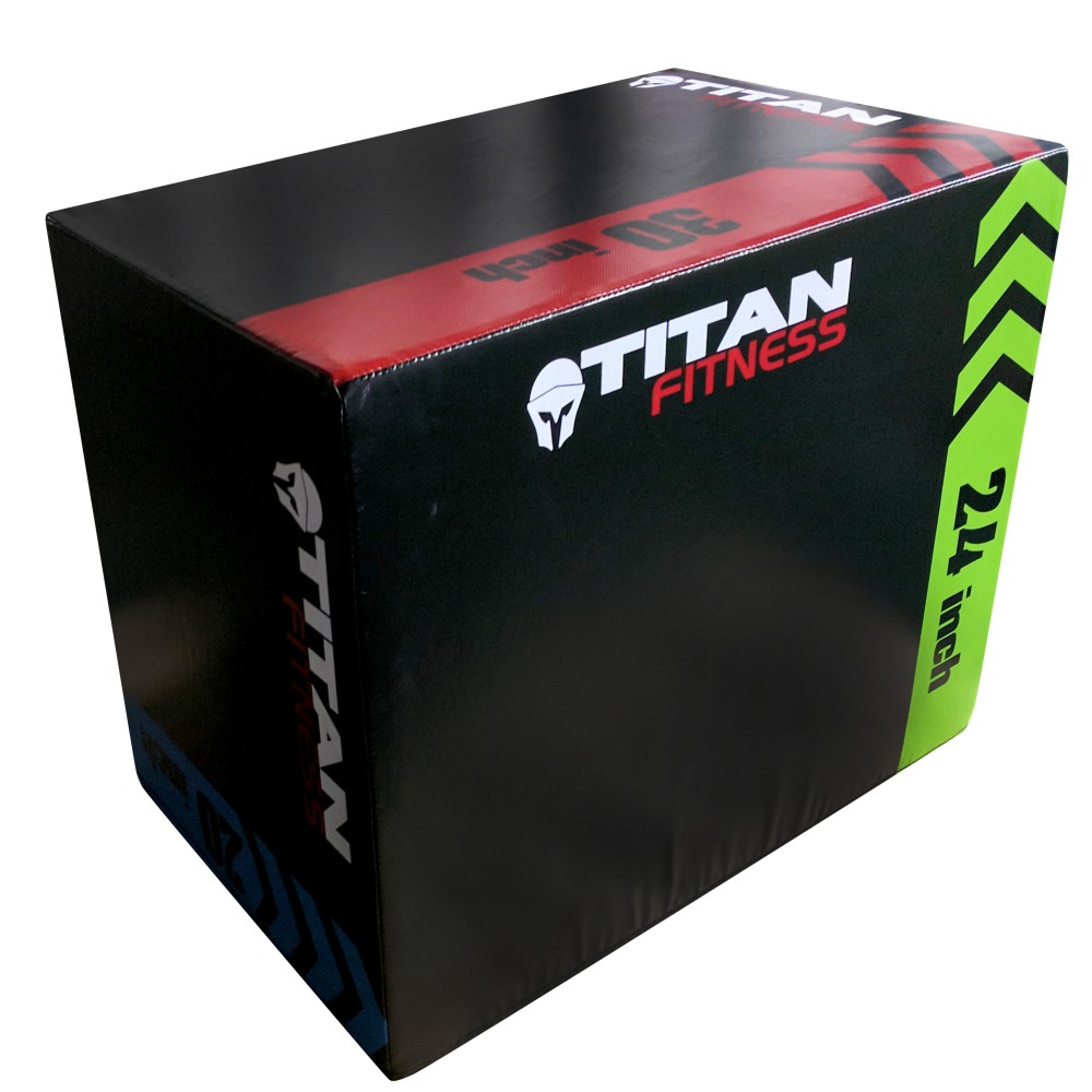 Titan 3-in-1 Heavy Foam Plyometric Box