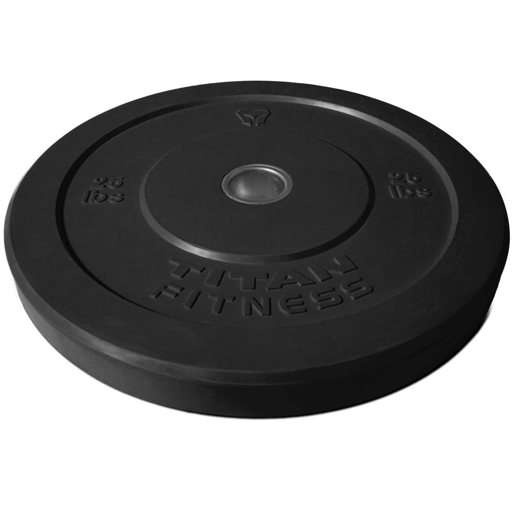 Titan Fitness Economy Black Bumper Plates