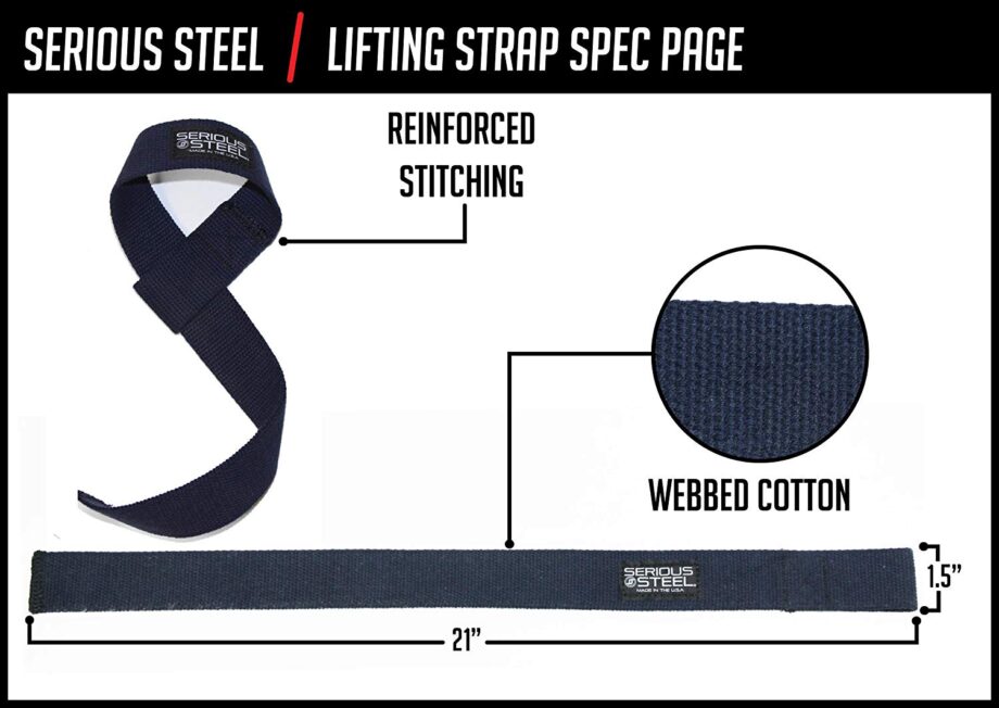 Serious Steel Heavy-Duty Lifting Straps