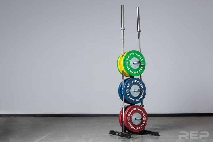 REP Bar and Bumper Plate Tree