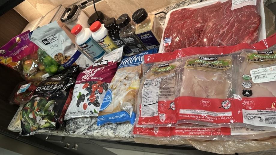 Stephen's meal plan food for the 75 Hard Challenge