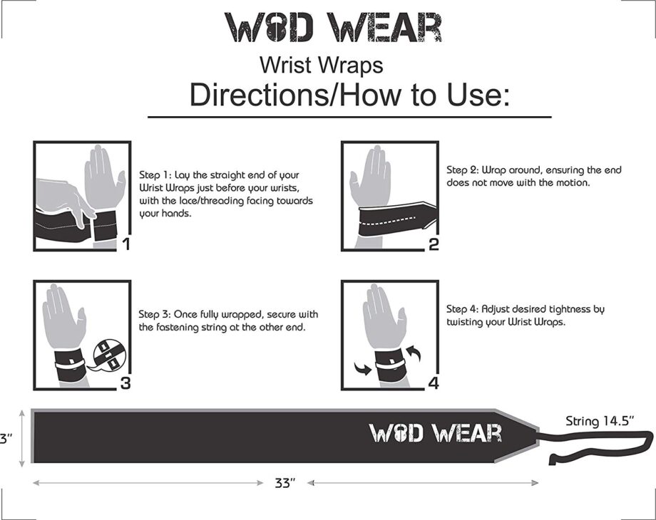 WOD Wear Wrist Wraps