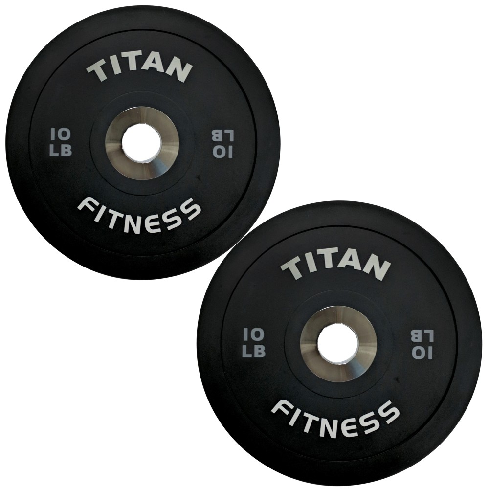 Titan Black Elite LB Bumper Plates