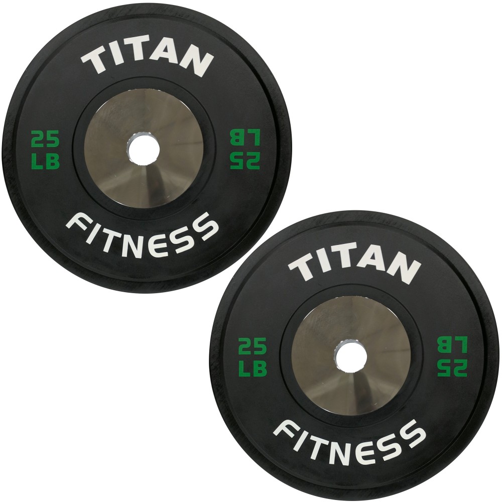 Titan Black Elite LB Bumper Plates