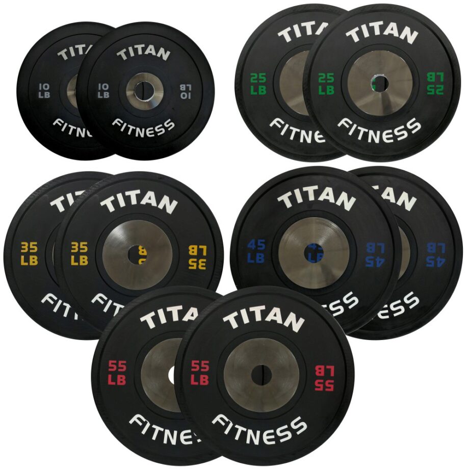 Titan Black Elite LB Bumper Plates