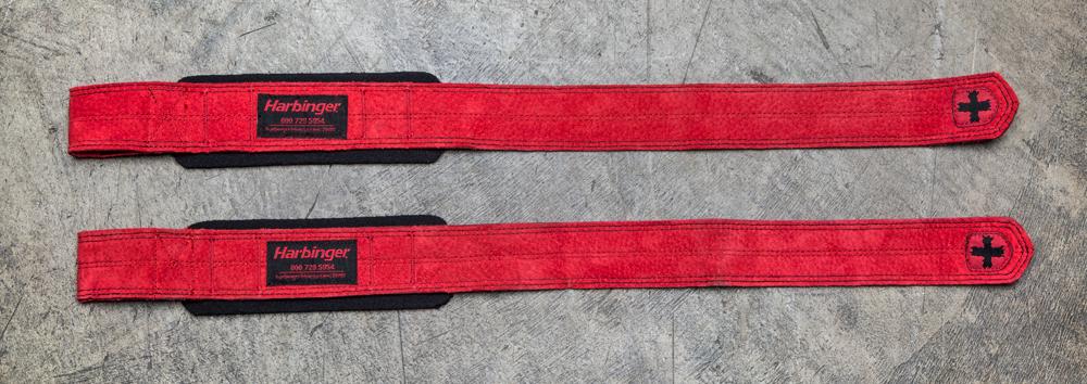 Harbinger Padded Leather Lifting Straps