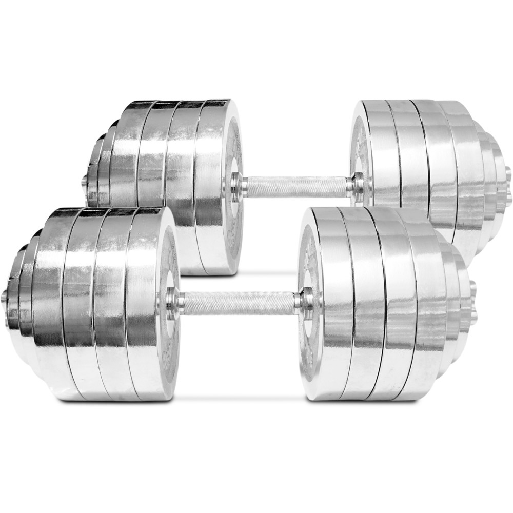 Titan Adjustable Chrome Dumbbells