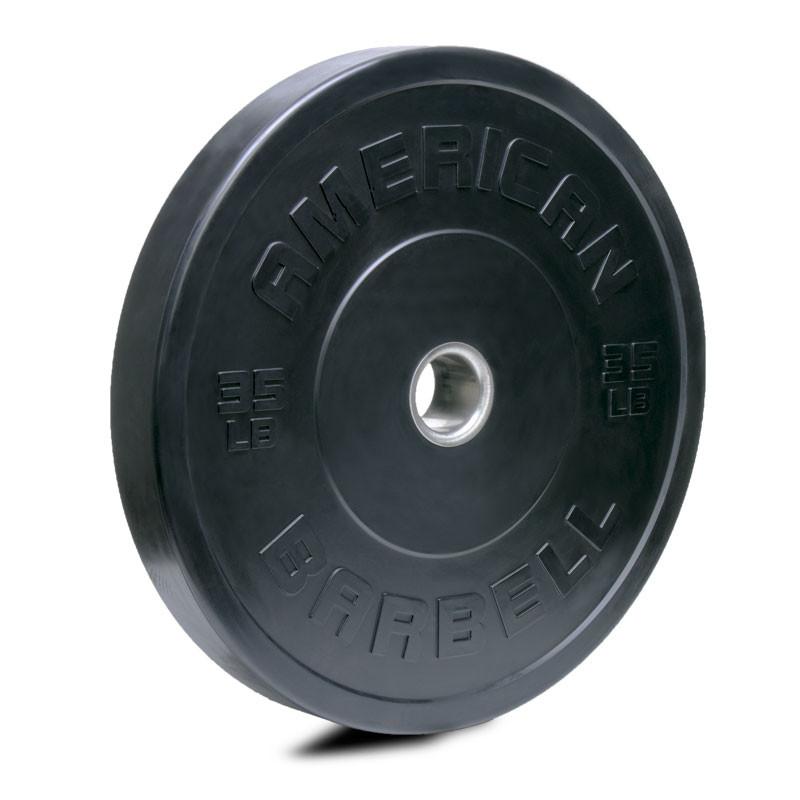 American Barbell Black LB Sport Bumper Plates