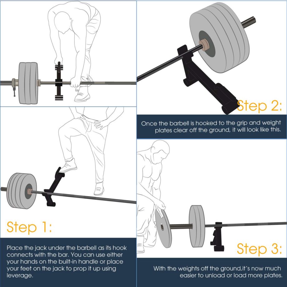 Yes4All Mini Deadlift Barbell Jack