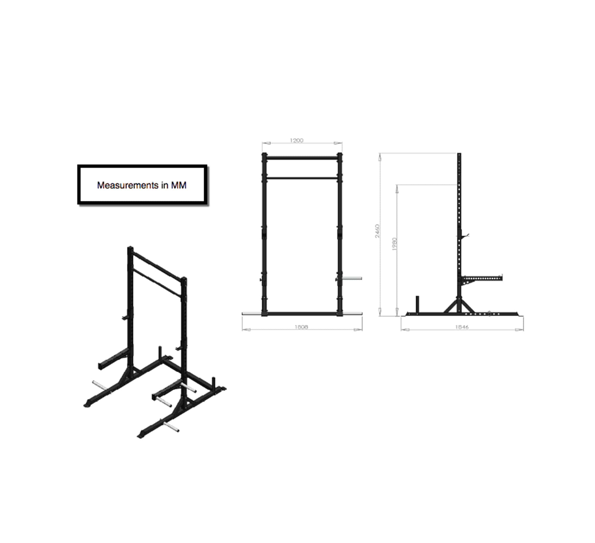 Bells of Steel Commercial Grade Squat Stand 2.0