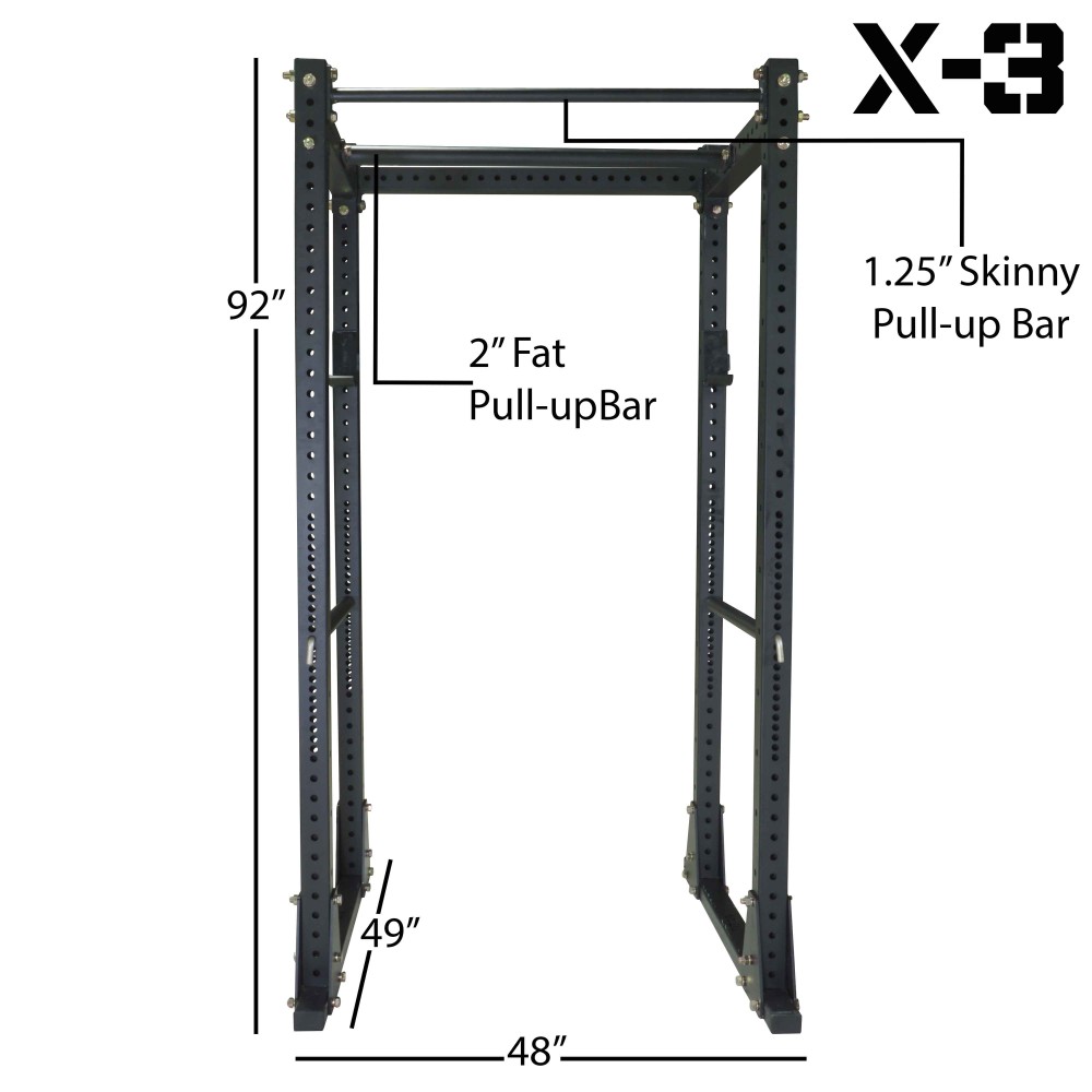 Titan X 3 Flat Foot Power Rack Garage Gym Reviews