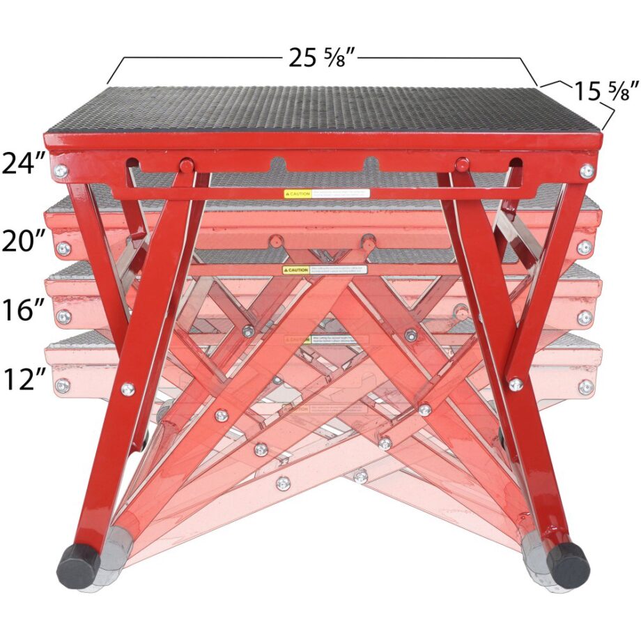 Titan 12"-24" Adjustable Height Plyometric Box