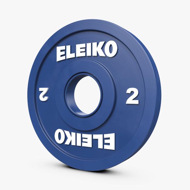 Eleiko IWF Weightlifting Friction Grip Competition Discs