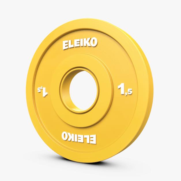 Eleiko IWF Weightlifting Friction Grip Competition Discs