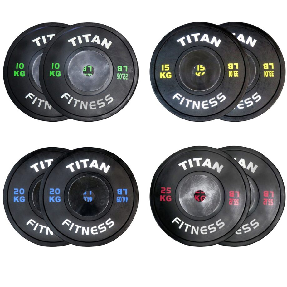 Titan Black Elite KG Bumper Plates