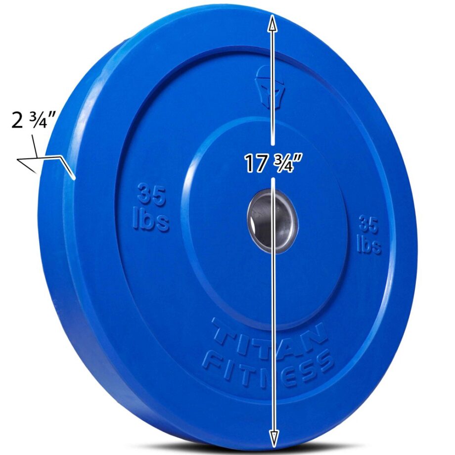 Titan Fitness Economy Color Bumper Plates