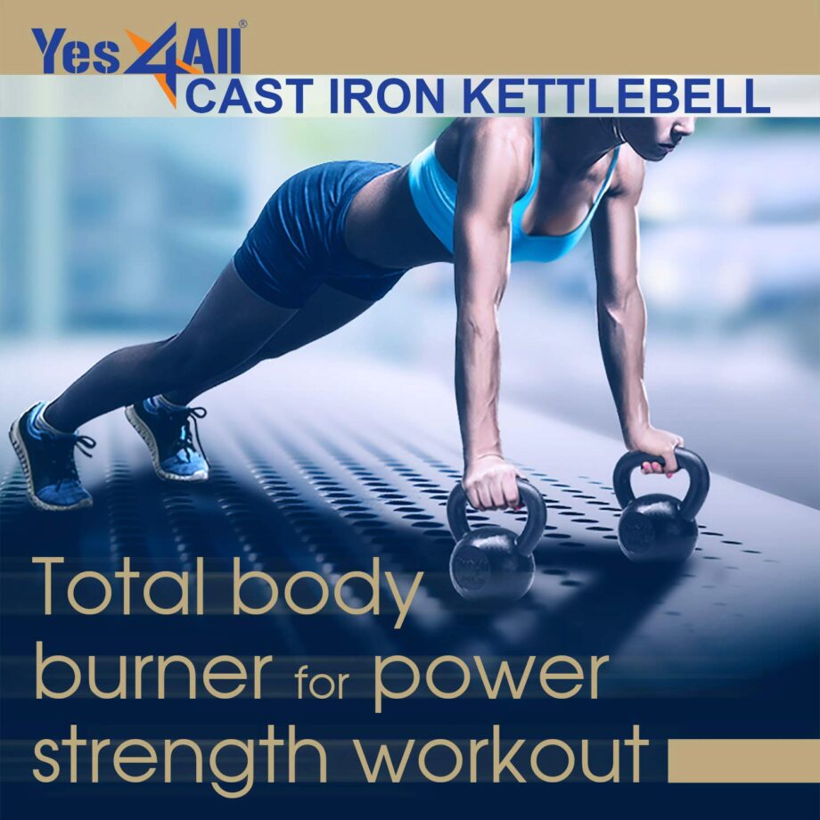 Yes4All Cast Iron Kettlebells