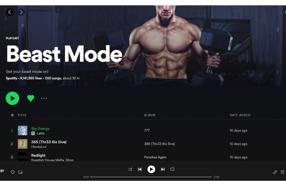 Top 10 Workout Music Playlists on