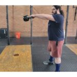 kb swing with amazon basics kettlebell