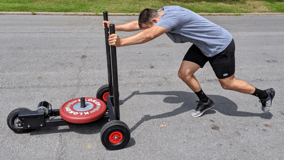 TANK Push Sled Outdoor Full-Body Workout 
