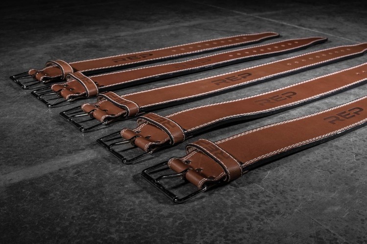 REP 4-Inch Premium Leather Lifting Belt